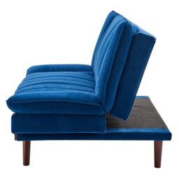 Bravich LTD Mondaine Sofa Bed Click Clack Double in Navy - Size: 3 Seater - thumbnail 4