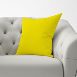 Warren Reed - Designer Sunshine Yellow Cushions - Size: 60 cm x 60 cm - thumbnail 3