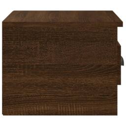 Berkfield Home Elegant Wall-mounted Bedside Cabinets 2 pcs Brown Oak 41.5x36x28cm - Size: 41.5x36x28 cm - thumbnail 8