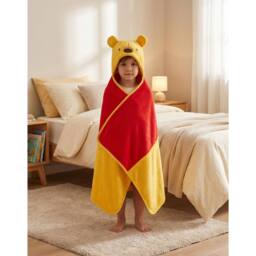 Disney Hooded Blanket - Red - Official Merch - thumbnail 2