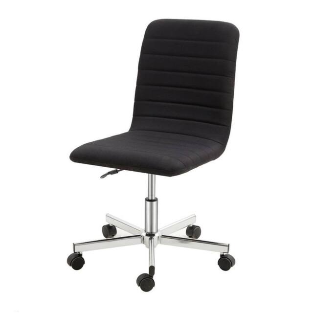 Lemon Pavilion MM Armless Office Chair with Adjustable Height (Pack of 2) - Swivel in Black - Size: 2 Pack - image 1