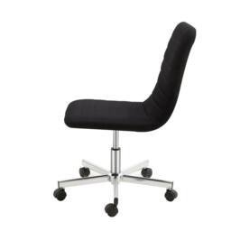 Lemon Pavilion MM Armless Office Chair with Adjustable Height (Pack of 2) - Swivel in Black - Size: 2 Pack - thumbnail 2