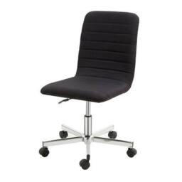 Lemon Pavilion MM Armless Office Chair with Adjustable Height (Pack of 2) - Swivel in Black - Size: 2 Pack - thumbnail 4