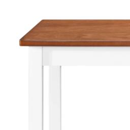 Berkfield Home Bar Table Solid Wood 108x60x91 cm in Brown - Size: 108 x 60 x 91 cm - thumbnail 3