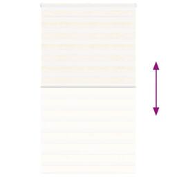 Berkfield Home Zebra Blind Marble Beige 135x200 cm Fabric Width 130.9 cm Polyester - thumbnail 5