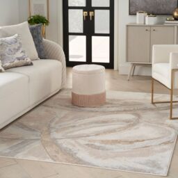 The Rug Shop UK Modern Easy To Clean Stain-Resistant Area Rug in Beige - Size: 280 cm x 365 cm - thumbnail 2