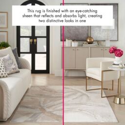 The Rug Shop UK Modern Easy To Clean Stain-Resistant Area Rug in Beige - Size: 280 cm x 365 cm - thumbnail 3