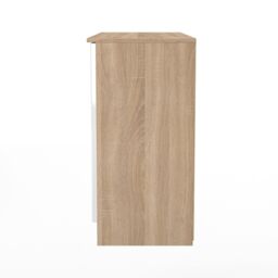 Ready Assembled 2 U Lucca 3 Door Sideboard (Ready Assembled) in Light Oak - Size: Large - thumbnail 3