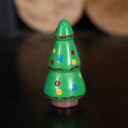 Samuel Alexander 16cm Hand Painted Wooden Christmas Santa Festive Figurine Set - thumbnail 7