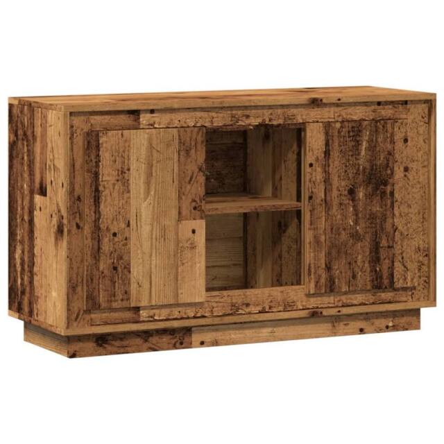 Berkfield Home Sideboard Old Wood 102x35x60 cm Engineered Wood in Brown - Size: 102 x 35 x 60 cm - image 1