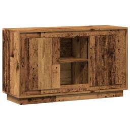 Berkfield Home Sideboard Old Wood 102x35x60 cm Engineered Wood in Brown - Size: 102 x 35 x 60 cm - thumbnail 1