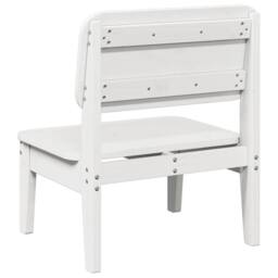 Berkfield Home Beautiful Garden Chairs 2 pcs White 60x52.5x72 cm Solid Wood Pine - thumbnail 6