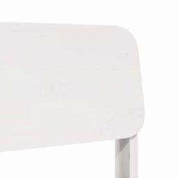 Berkfield Home Beautiful Garden Chairs 2 pcs White 60x52.5x72 cm Solid Wood Pine - thumbnail 8