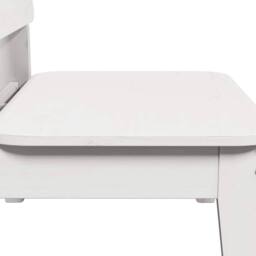 Berkfield Home Beautiful Garden Chairs 2 pcs White 60x52.5x72 cm Solid Wood Pine - thumbnail 7