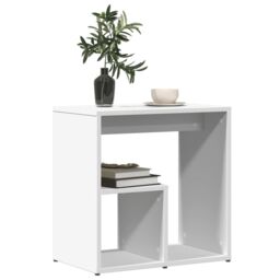 Berkfield Home Side Tables 2 pcs White 50x30x50 cm Engineered Wood - Size: 50 x 30 x 50 cm - thumbnail 4