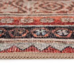 Kukoon Neutral Terracotta Beige Vintage Distressed Washable Living Room Area Rug - Size: 80 cm x 150 cm - thumbnail 4