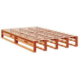Berkfield Home Decorative Bookcase Bed without Mattress Wax Brown 120x190cm Soli - Size: 120x190 cm - thumbnail 9