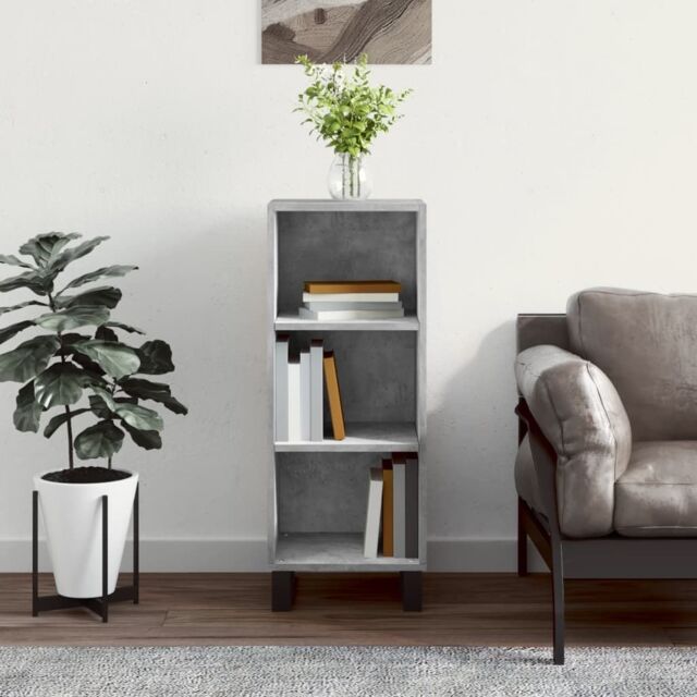 Berkfield Home Sideboard Concrete Grey 34.5x32.5x90 cm Engineered Wood - image 1