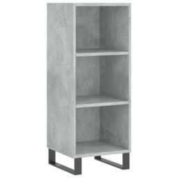 Berkfield Home Sideboard Concrete Grey 34.5x32.5x90 cm Engineered Wood - thumbnail 2
