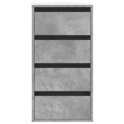 Berkfield Home Classic Corner Chest of Drawers Concrete Grey 40x41x76 cm Enginee - Size: 40 x 41 x 76 cm - thumbnail 4