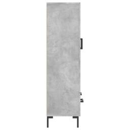 Berkfield Home Highboard Concrete Grey 69.5x31x115 cm Engineered Wood - thumbnail 7
