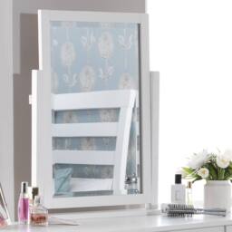 Statement Furniture Edward Hopper Dressing Table Mirror in White - thumbnail 4