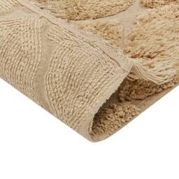 Wyld and Coco Hand-Tufted Cotton Rug 160 x 230 cm Beige Geometric Tassels - Size: 160 cm x 230 cm - thumbnail 4