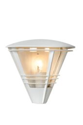 Lucide 'LIVIA' Dimmable Stylish Modern Decorative Outdoor Wall Light 1xE27 in White