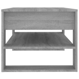 Berkfield Home Coffee Table Grey Sonoma 102x55x45 cm Engineered Wood - Size: 102 x 55 x 45 cm - thumbnail 4