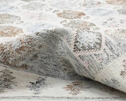 FurnitureboxUK Maren Grey Kilim Patterned Indoor / Outdoor Rug 160x230cm in Light Grey - Size: 230 cm x 160 cm - thumbnail 6
