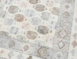 FurnitureboxUK Maren Grey Kilim Patterned Indoor / Outdoor Rug 160x230cm in Light Grey - Size: 230 cm x 160 cm - thumbnail 5