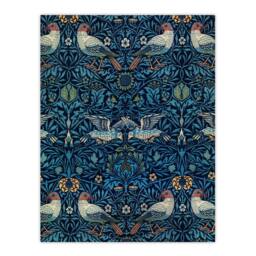 "Artery8 Birds & Flowers Blue Pattern Vintage Wall Art Print W. Morris - Size: W18"" x H24""" - thumbnail 1