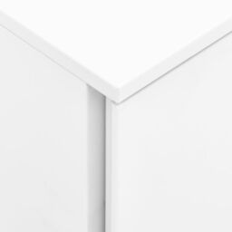 Berkfield Home Mobile File Cabinet White 39x45x60 cm Steel - Size: 39 x 45 x 60 cm - thumbnail 6