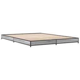 Berkfield Home Bed Frame without Mattress Grey Sonoma 120x200 cm - Size: Small Double - thumbnail 3