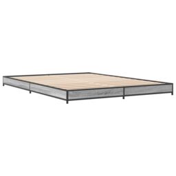 Berkfield Home Bed Frame without Mattress Grey Sonoma 120x200 cm - Size: Small Double - thumbnail 6