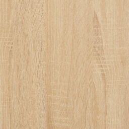 Berkfield Home Monitor Stand Sonoma Oak 100x24x13 cm Engineered Wood in Brown - Size: 100 x 24 x 13 cm - thumbnail 6