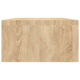 Berkfield Home Monitor Stand Sonoma Oak 100x24x13 cm Engineered Wood in Brown - Size: 100 x 24 x 13 cm - thumbnail 5