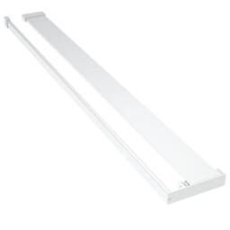 Berkfield Home Shower Shelf for Walk-in Shower Wall Chrome 100 cm Aluminium in Silver - thumbnail 2