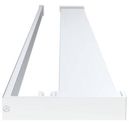 Berkfield Home Shower Shelf for Walk-in Shower Wall Chrome 100 cm Aluminium in Silver - thumbnail 4