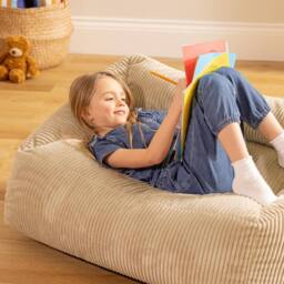 icon Kids Cecilia Jumbo Cord Sofa Bean Bag in Stone - thumbnail 8