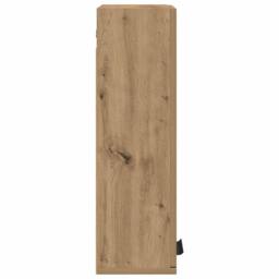 Berkfield Home Wall-mounted Bathroom Cabinet Artisan Oak 32x20x67 cm in Brown - Size: 32 x 20 x 67 cm - thumbnail 5