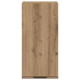 Berkfield Home Wall-mounted Bathroom Cabinet Artisan Oak 32x20x67 cm in Brown - Size: 32 x 20 x 67 cm - thumbnail 4