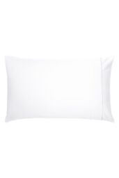 1951 'Luxury 600 Thread Count' Egyptian Cotton Standard Pillowcase in White - thumbnail 1