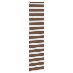 Berkfield Home Zebra Blind Brown 60x230 cm Fabric Width 55.9 cm Polyester - thumbnail 4