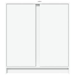 Berkfield Home Sideboard with LED White 77x34x85 cm Engineered Wood - Size: 77 x 34 x 85 cm - thumbnail 6