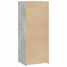 Berkfield Home Highboard Concrete Grey 50x41x124 cm Engineered Wood - Size: 50 x 41 x 124 cm - thumbnail 6