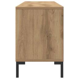 Berkfield Home TV Cabinet Artisan Oak 150x30x44.5 cm Engineered Wood in Brown - thumbnail 6