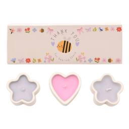 Love Life Sentiment Gift Set Of 3 Mini Candles - Thank You - thumbnail 2