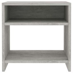 Berkfield Home Bedside Cabinet Concrete Grey 40x30x40 cm Engineered Wood - Size: 40 x 30 x 40 cm - thumbnail 4