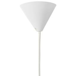 Wyld and Coco White Linen Pendant Lamp - Modern Iron Frame - thumbnail 7